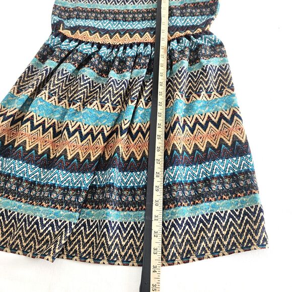 ALTAR'D STATE Sleeveless Tank Dress Womens SMALL Stripe Tribal Pattern - Picture 7 of 9